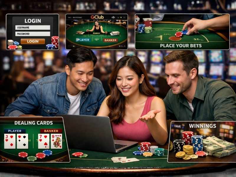 วิธีเล่น GClub บาคาร่าออนไลน์ ผ่านเว็บ เข้าใจขั้นตอนใช้งานตั้งแต่เริ่มต้น